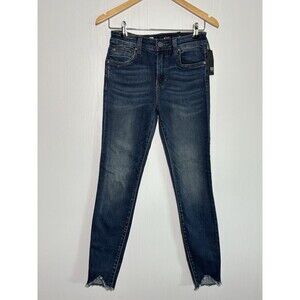 KUT FROM THE KLOTH Jeans Womens 2 Blue Connie High Rise Ankle Skinny New Dark